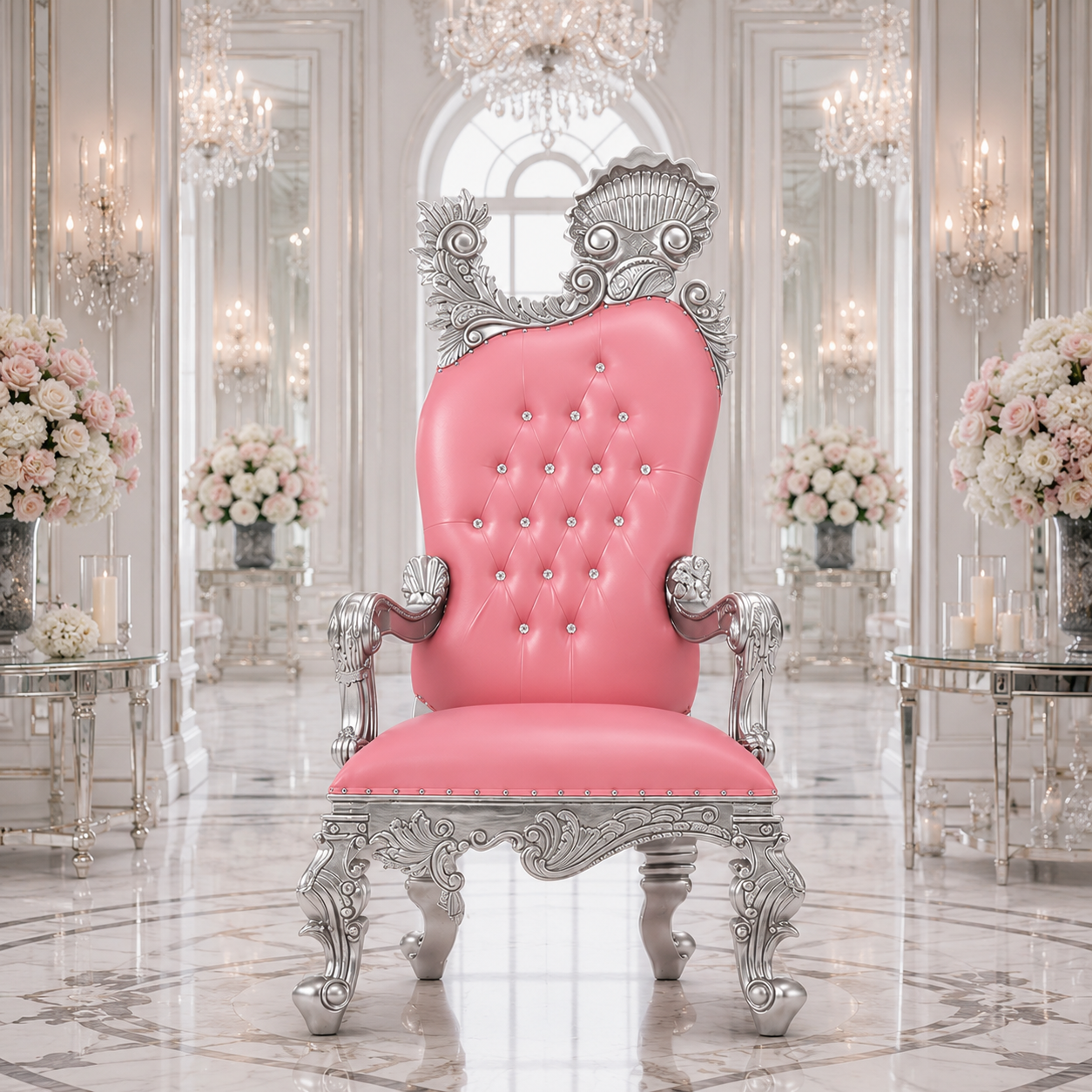 Leandra Royal Throne Chair