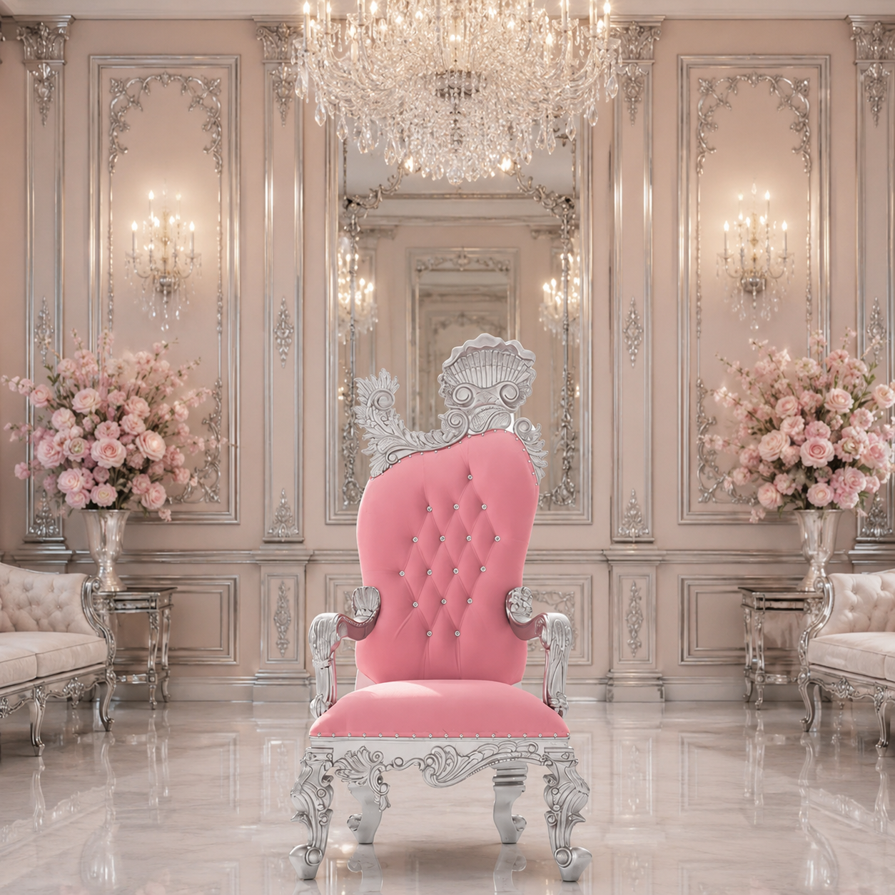 Leandra Royal Throne Chair