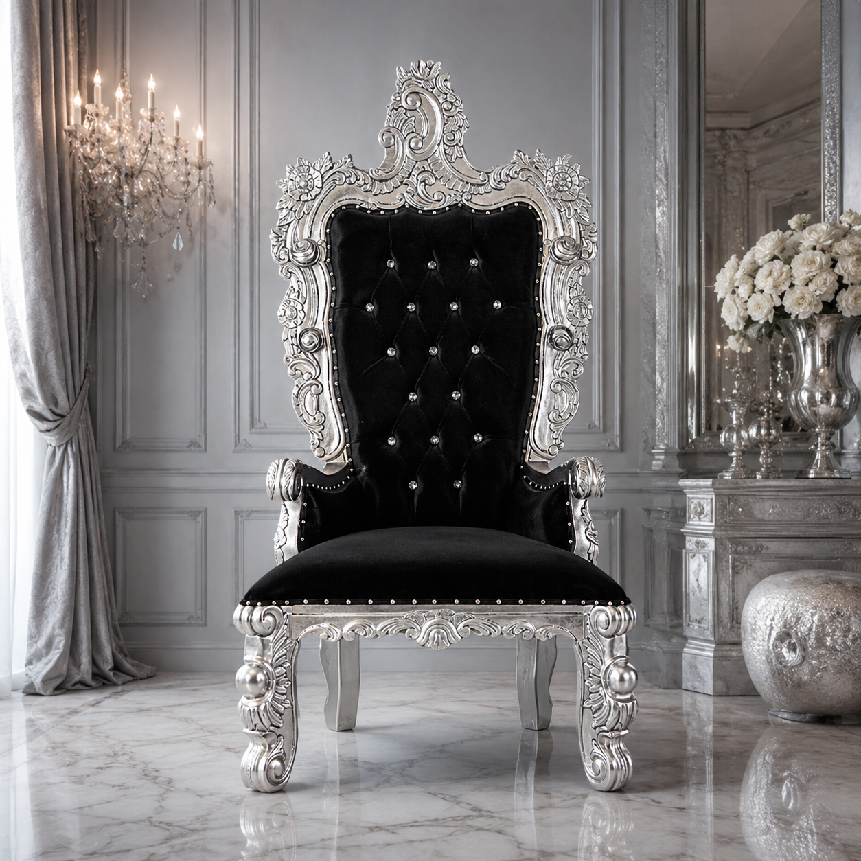 Aquarius Throne Chair