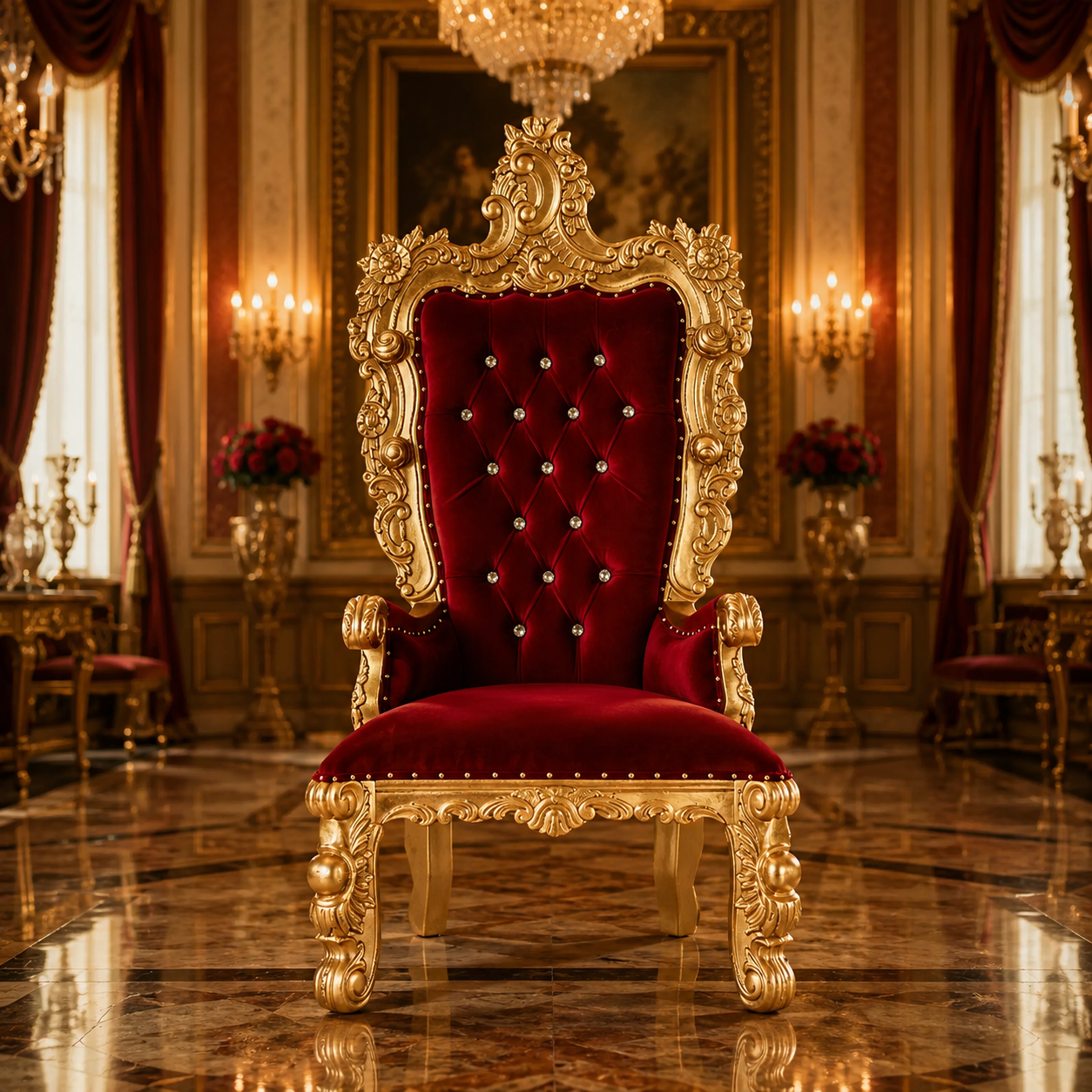 Aquarius Throne Chair