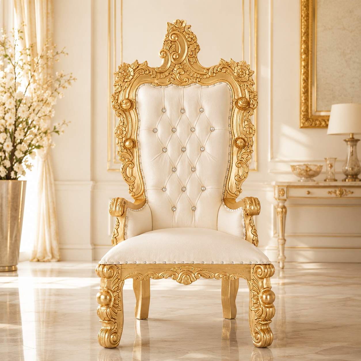 Aquarius Throne Chair