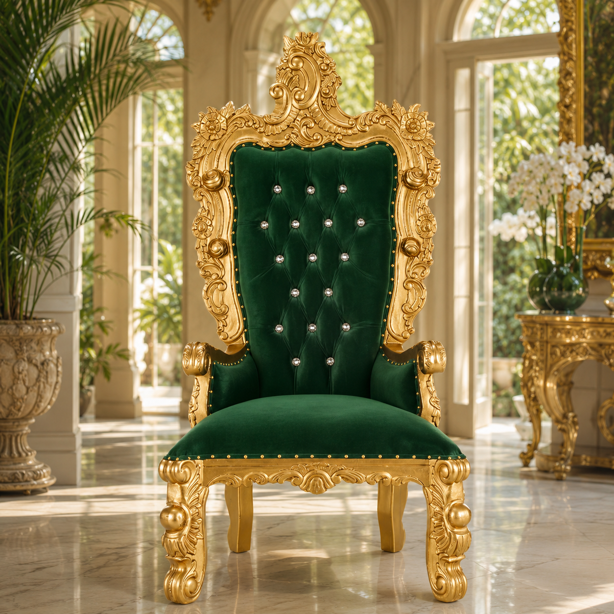 Aquarius Throne Chair
