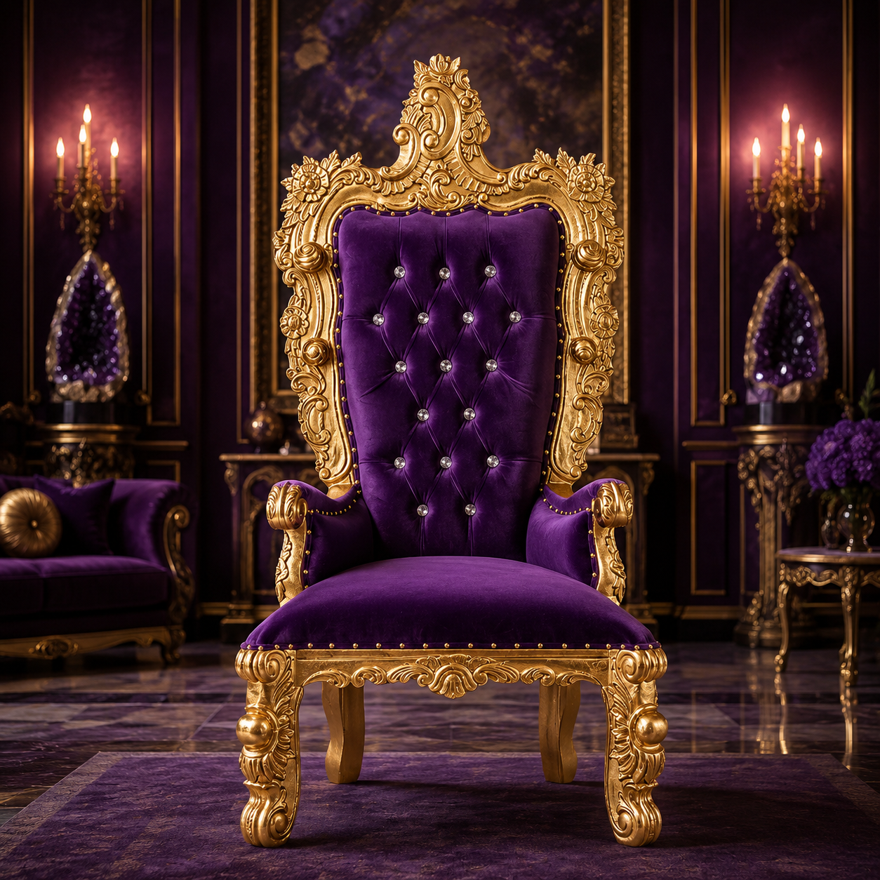 Aquarius Throne Chair
