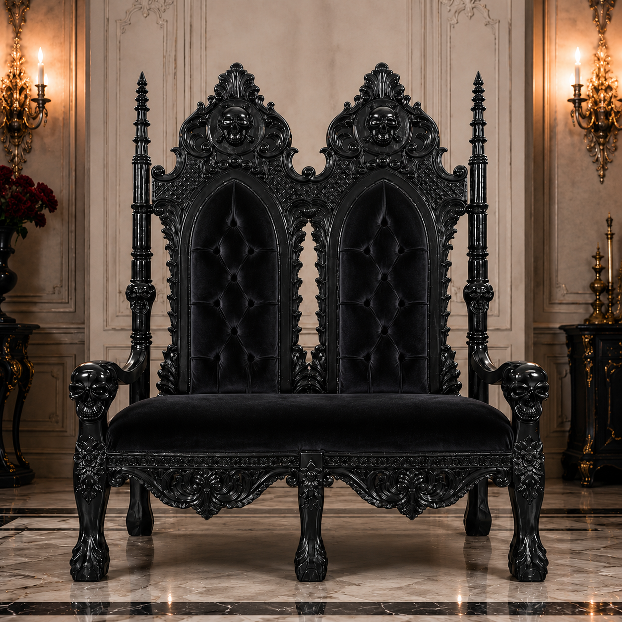 Crimson Reaper Loveseat
