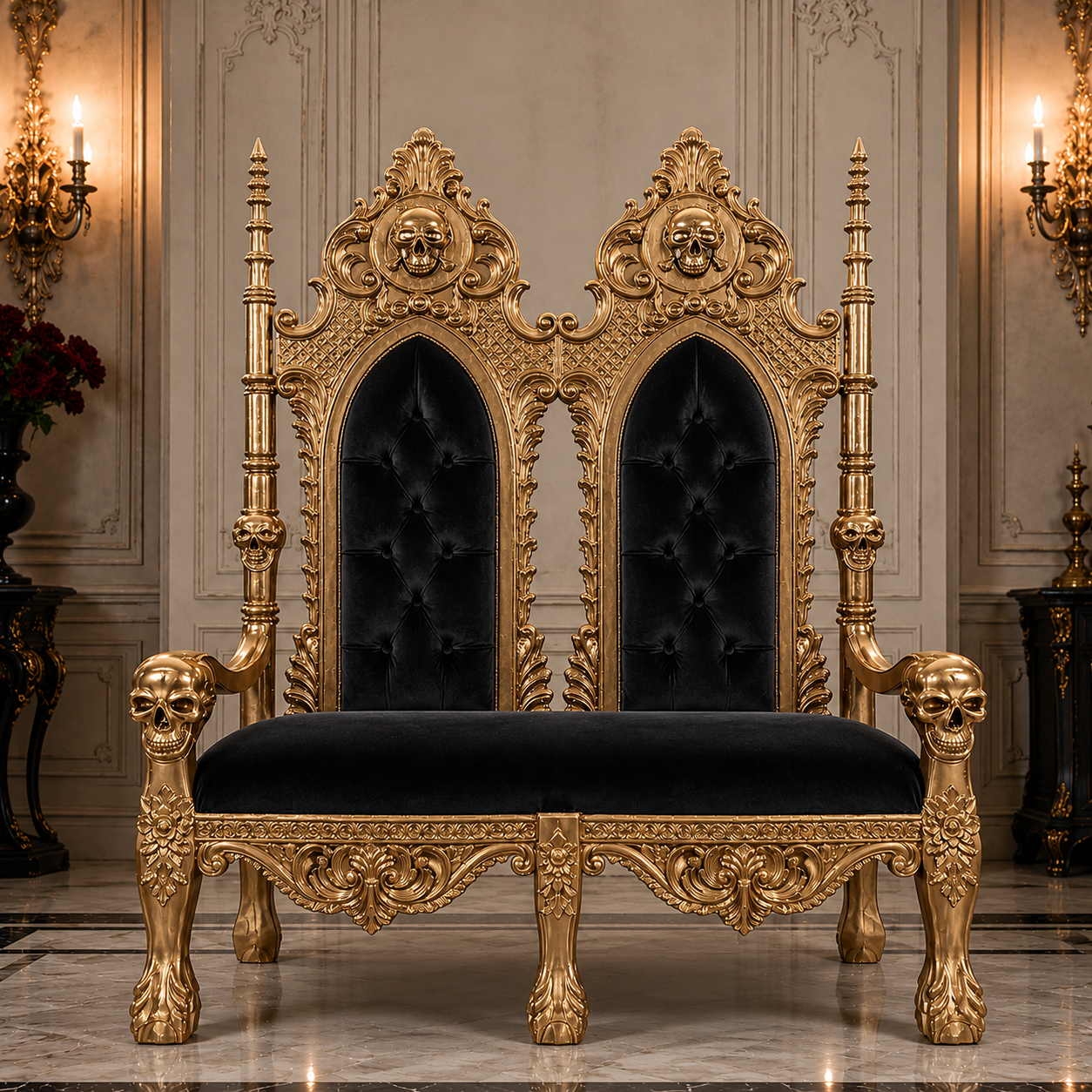 Crimson Reaper Loveseat