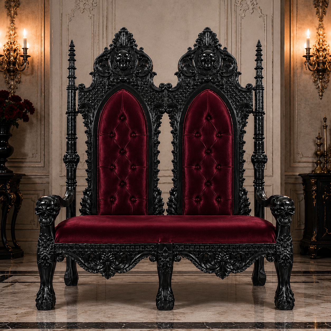 Crimson Reaper Loveseat