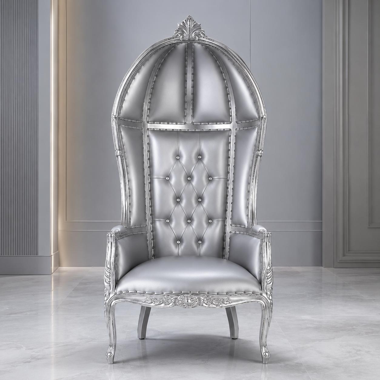 Cobra Hooded Canopy Throne Chair