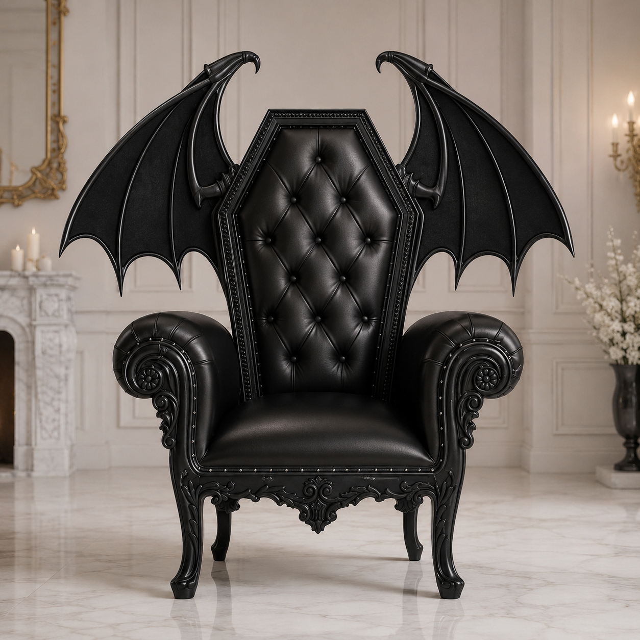 El DIablo Gothic Throne Chair