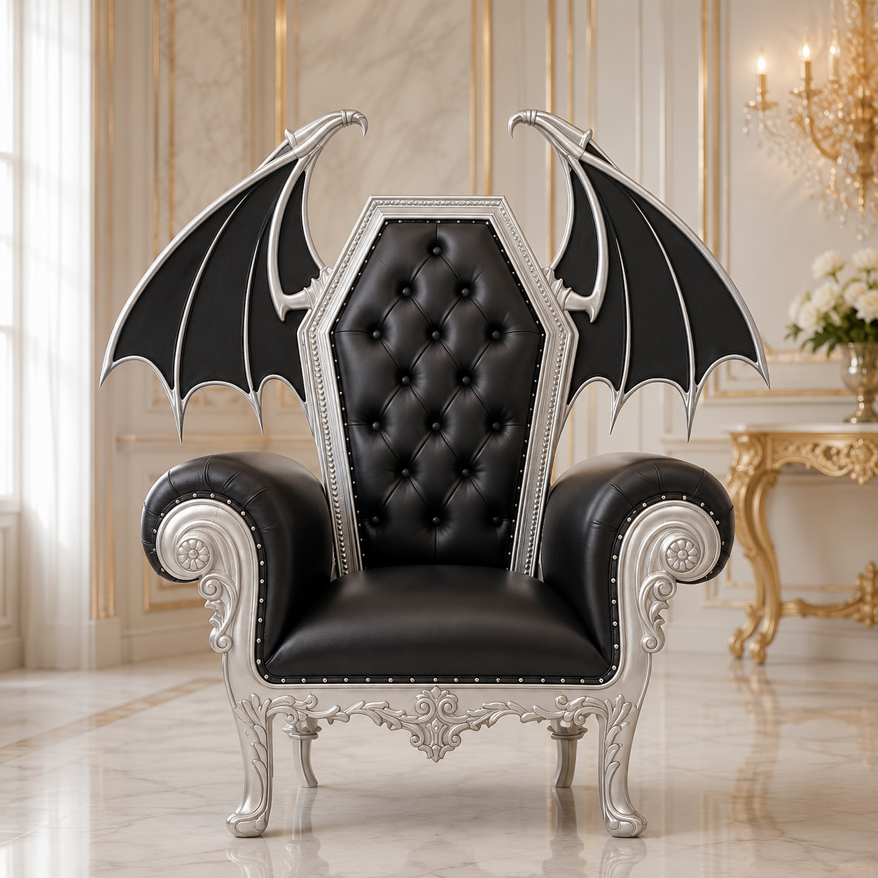 El DIablo Gothic Throne Chair