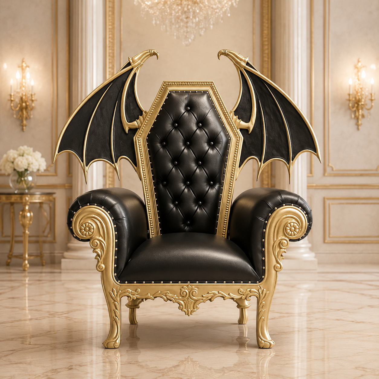El DIablo Gothic Throne Chair