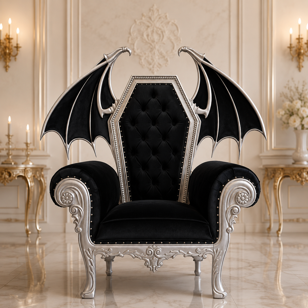 El DIablo Gothic Throne Chair