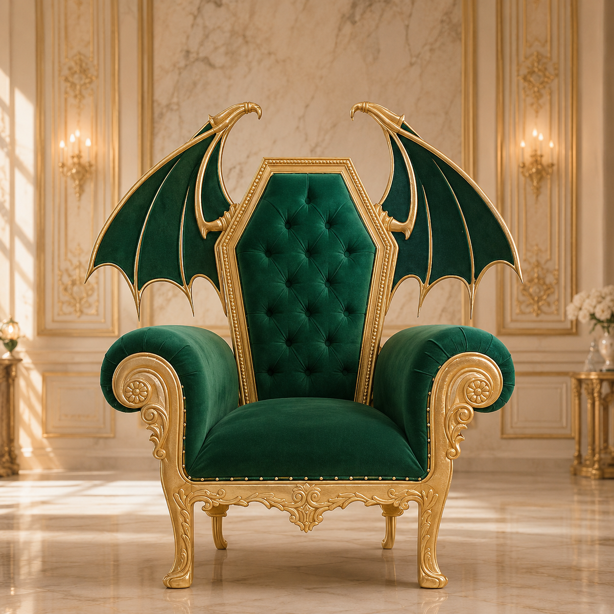 El DIablo Gothic Throne Chair