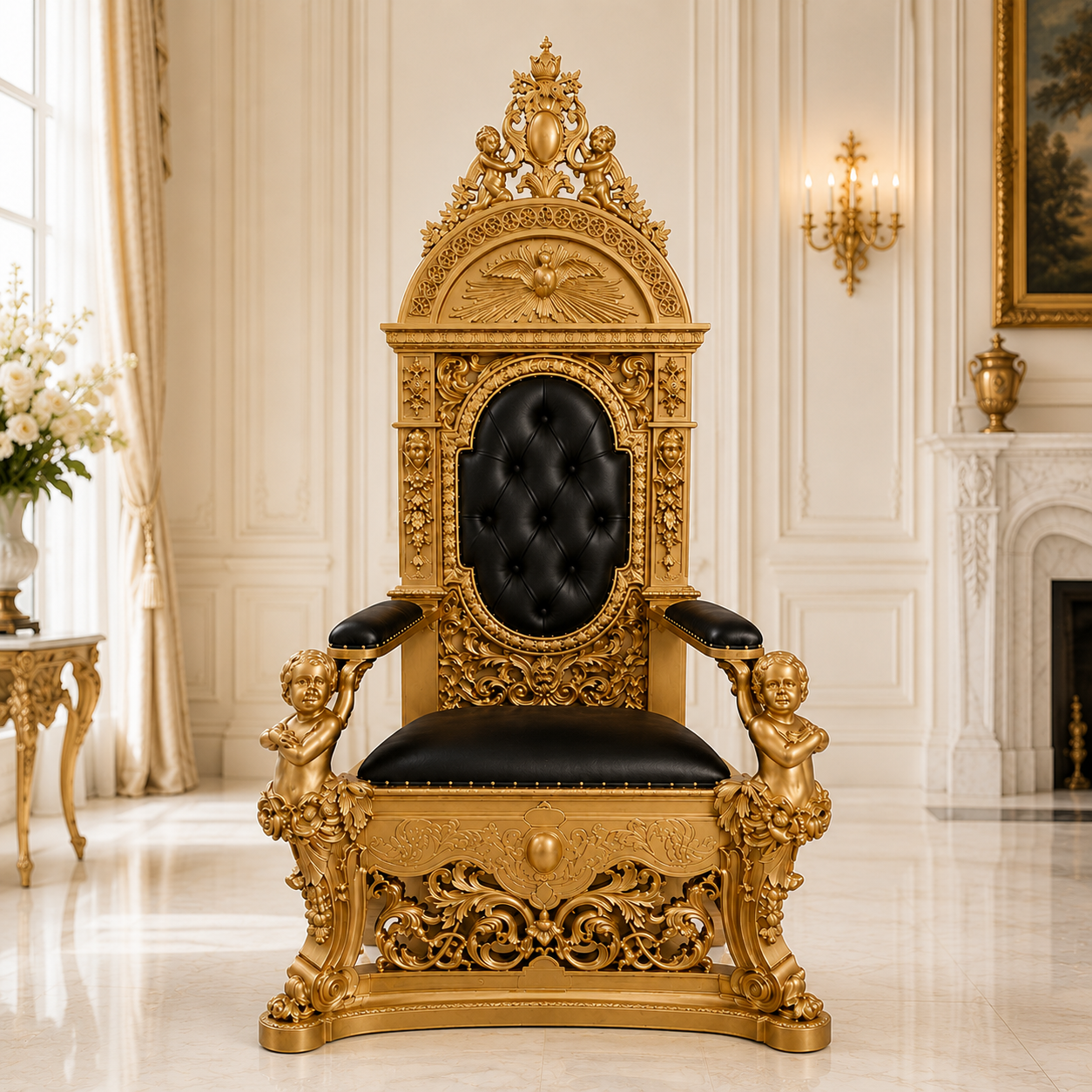 King Aurelius Throne Chair