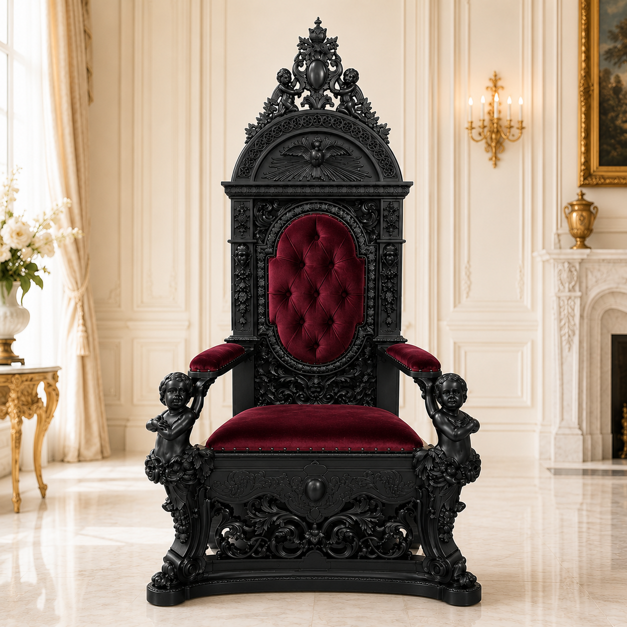King Aurelius Throne Chair