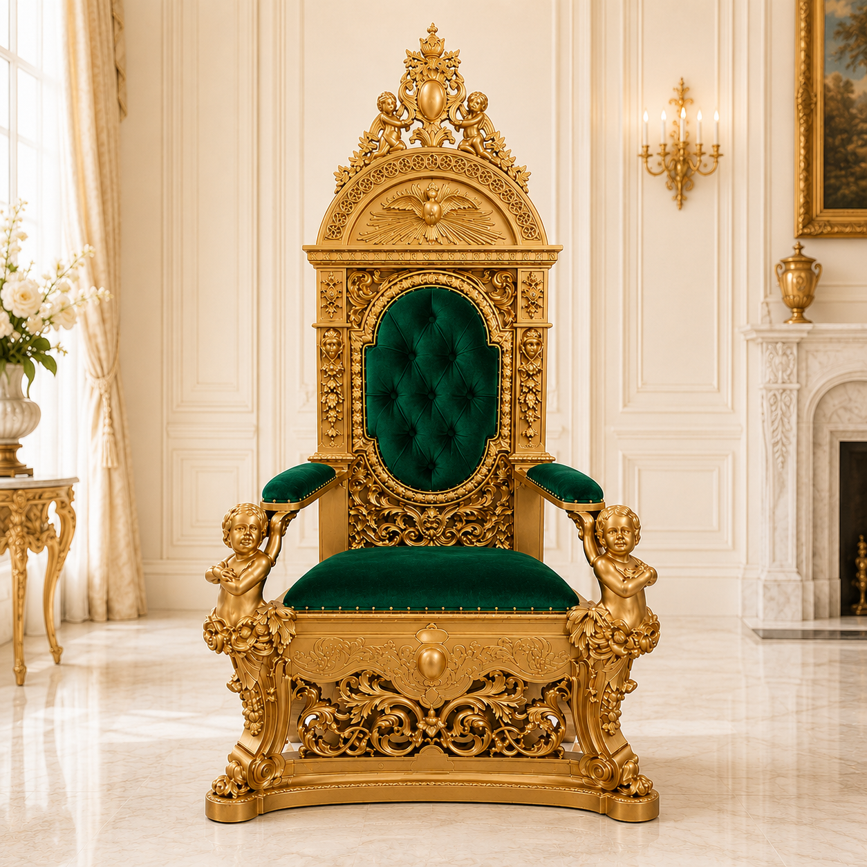 King Aurelius Throne Chair