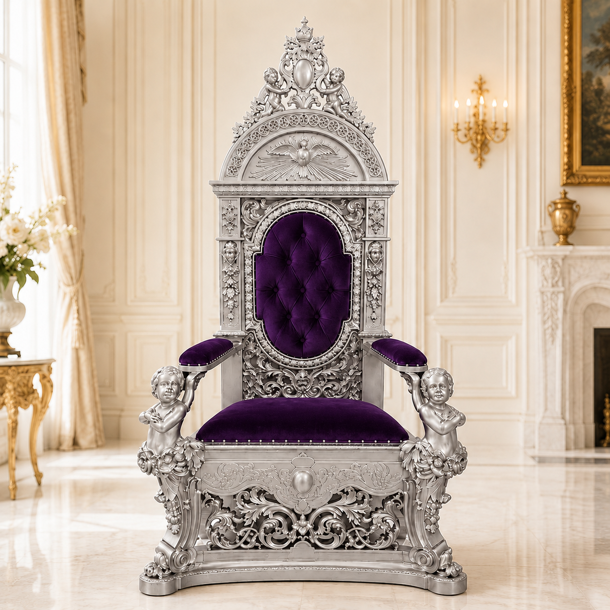 King Aurelius Throne Chair