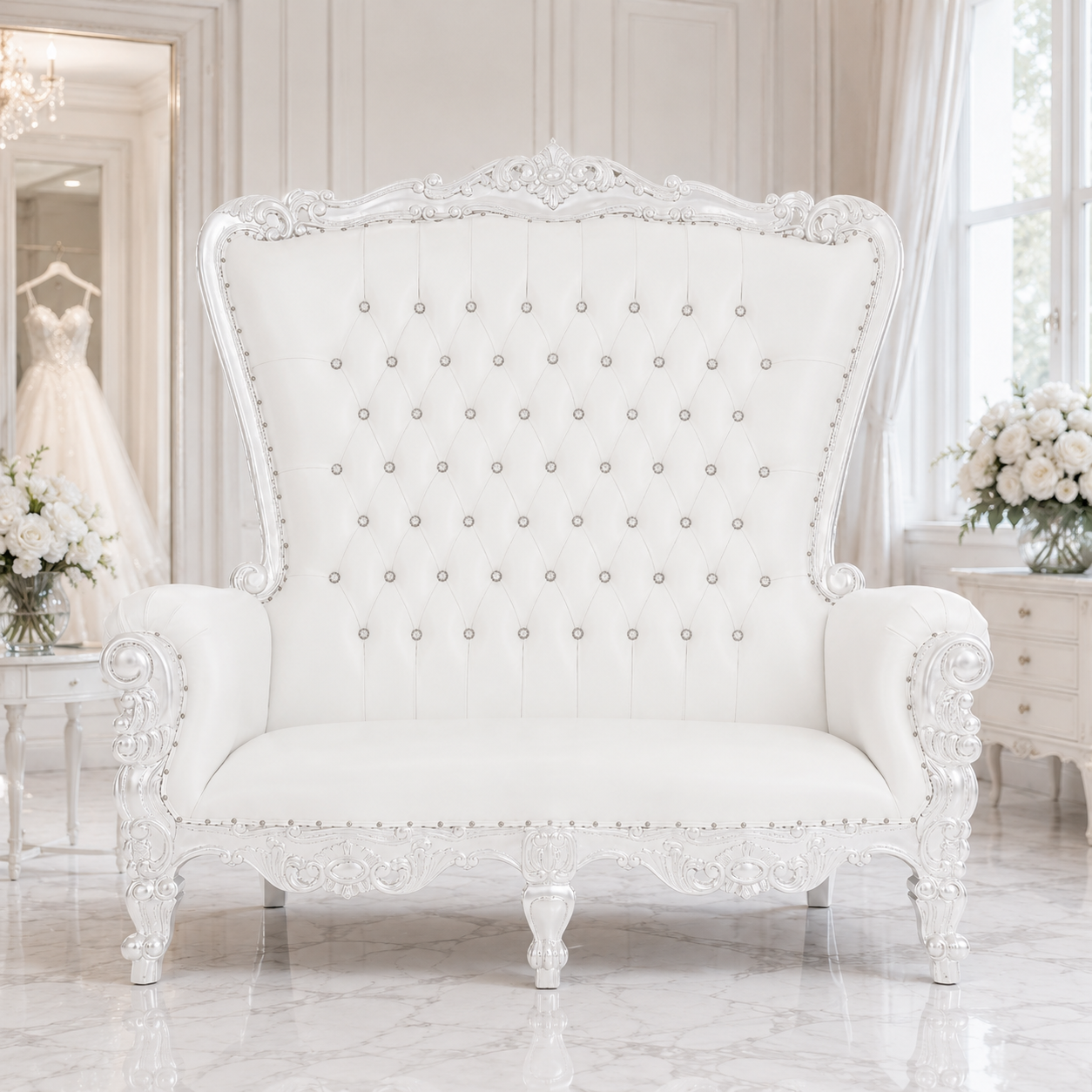 Queen Tiffany Loveseat