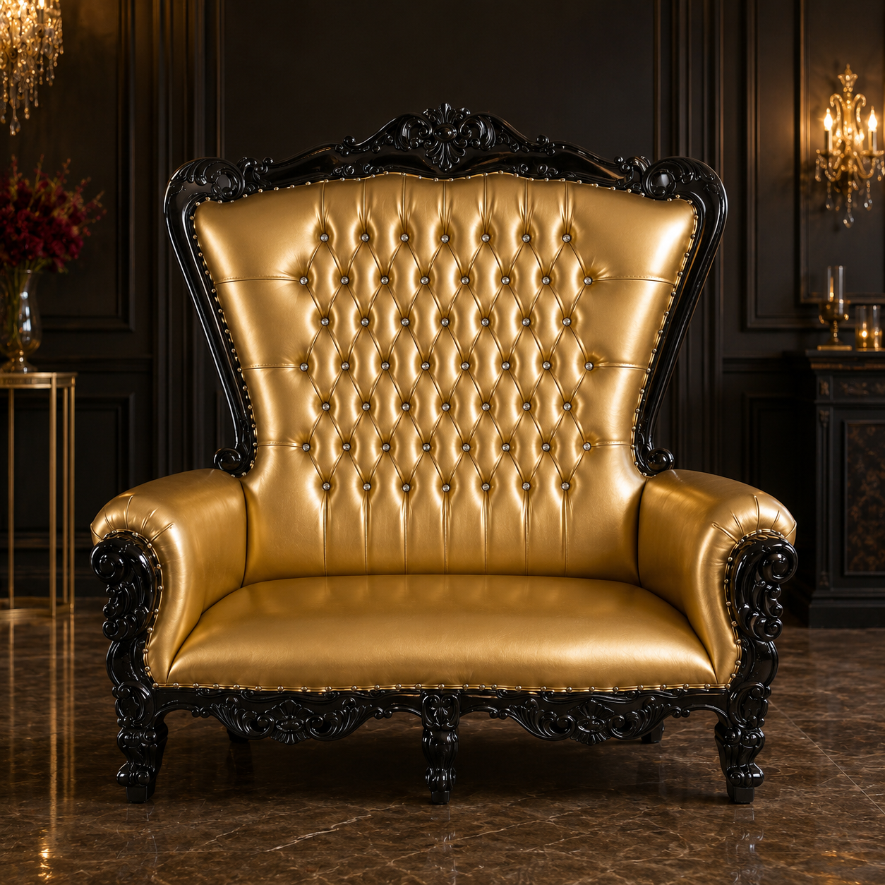 Queen Tiffany Loveseat