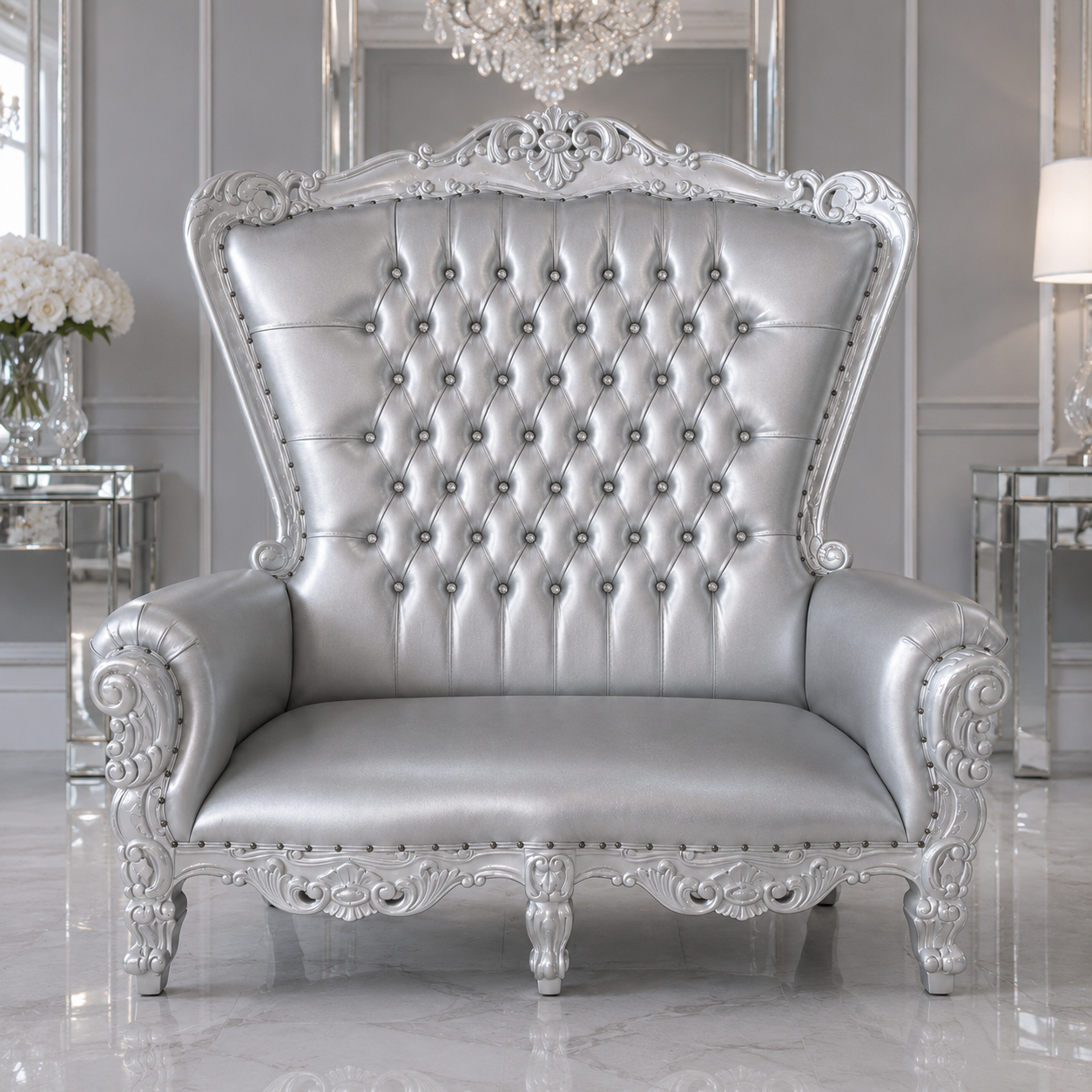 Queen Tiffany Loveseat