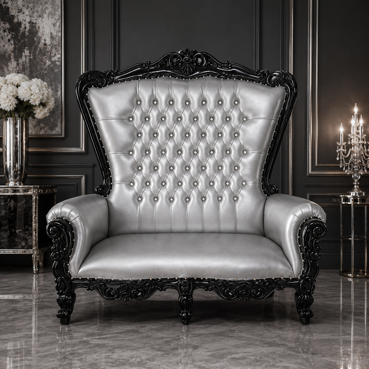 Queen Tiffany Loveseat