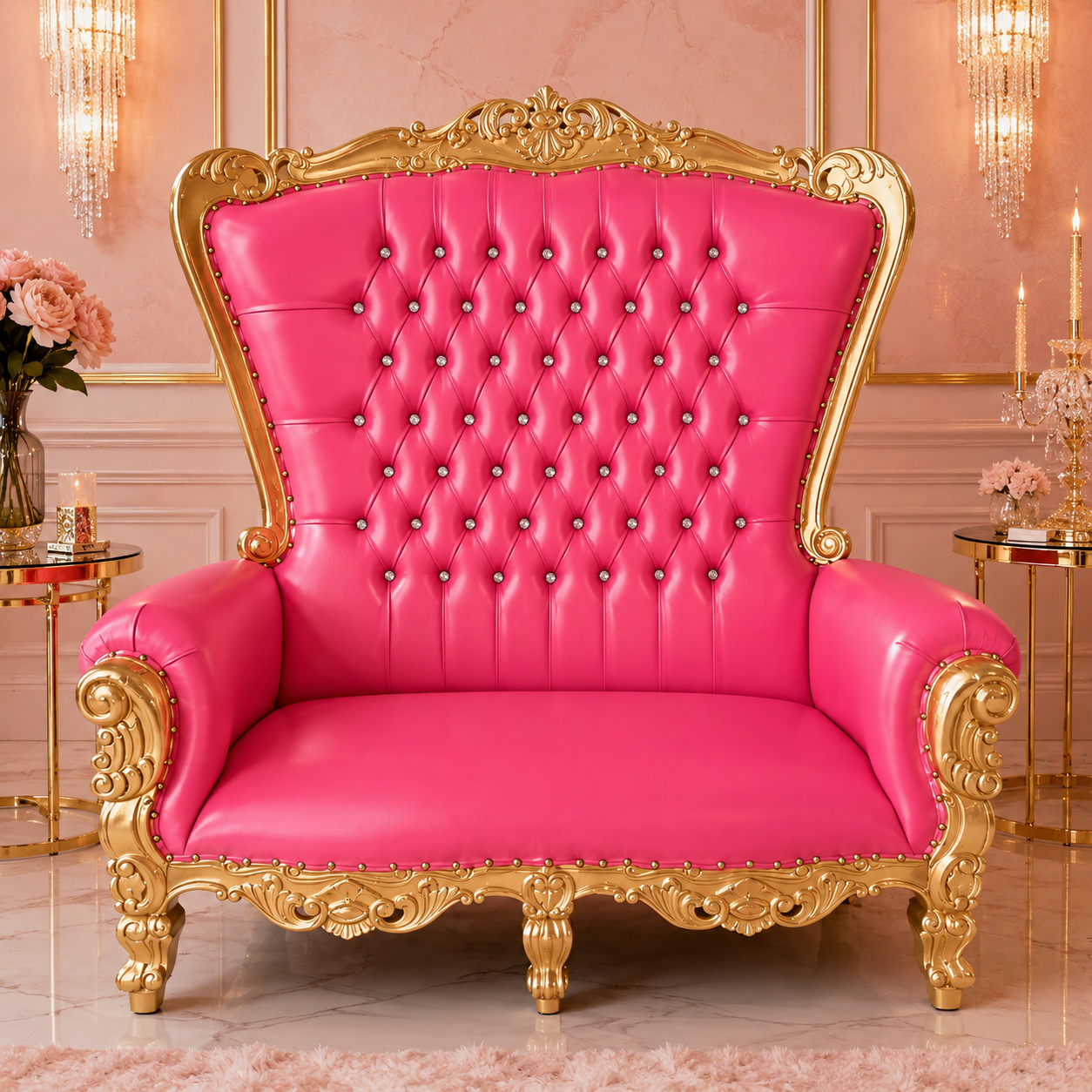 Queen Tiffany Loveseat