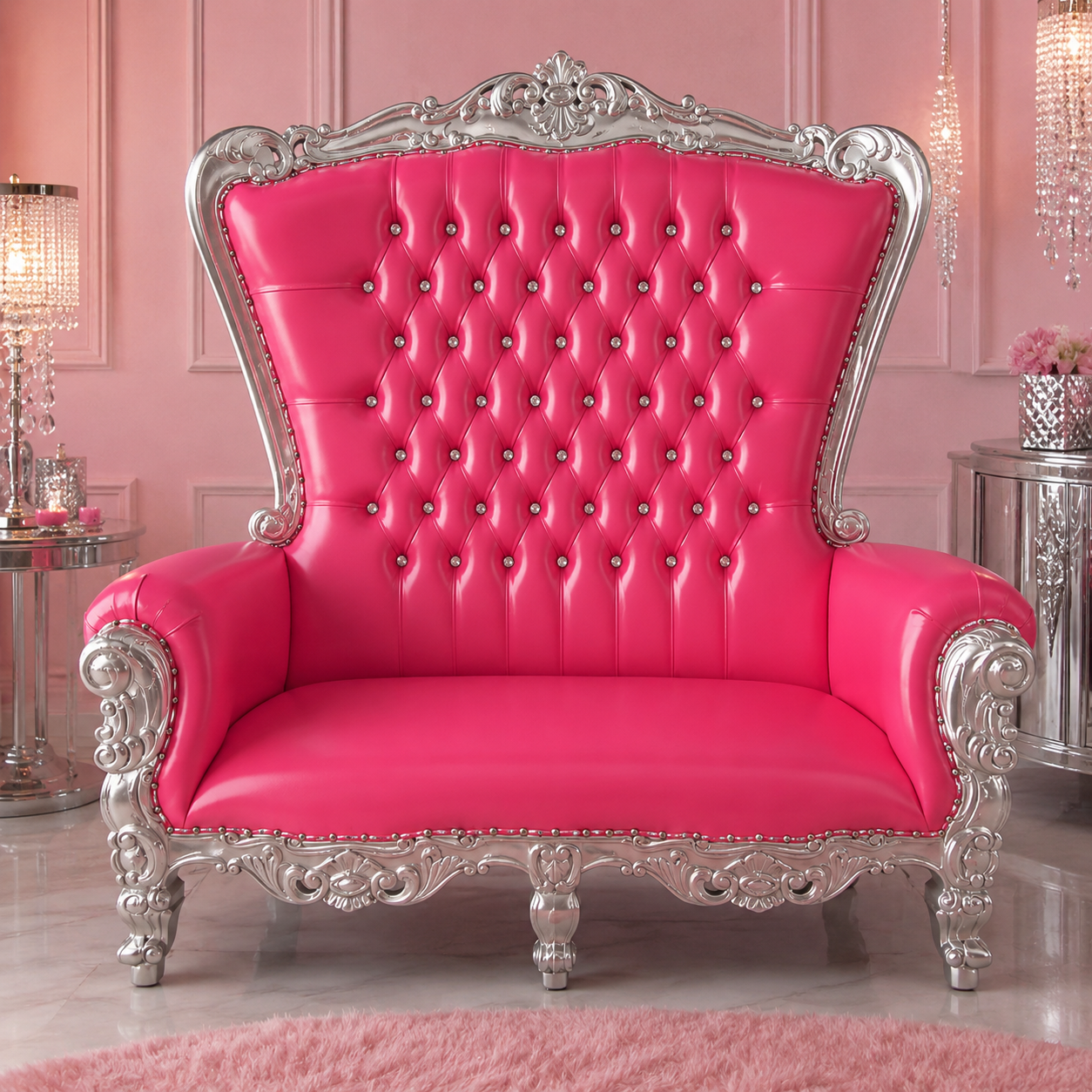 Queen Tiffany Loveseat