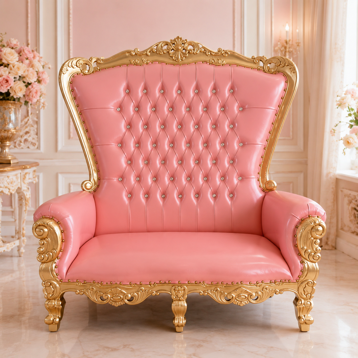 Queen Tiffany Loveseat