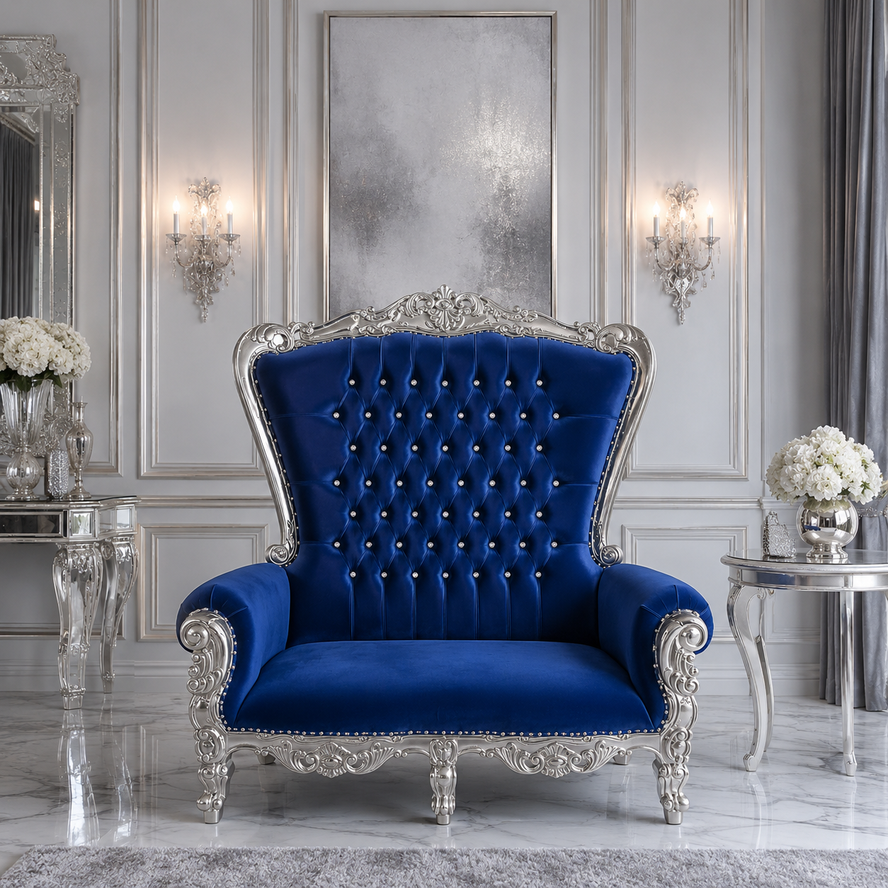 Queen Tiffany Loveseat