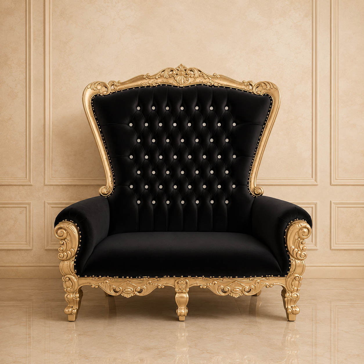 Queen Tiffany Loveseat