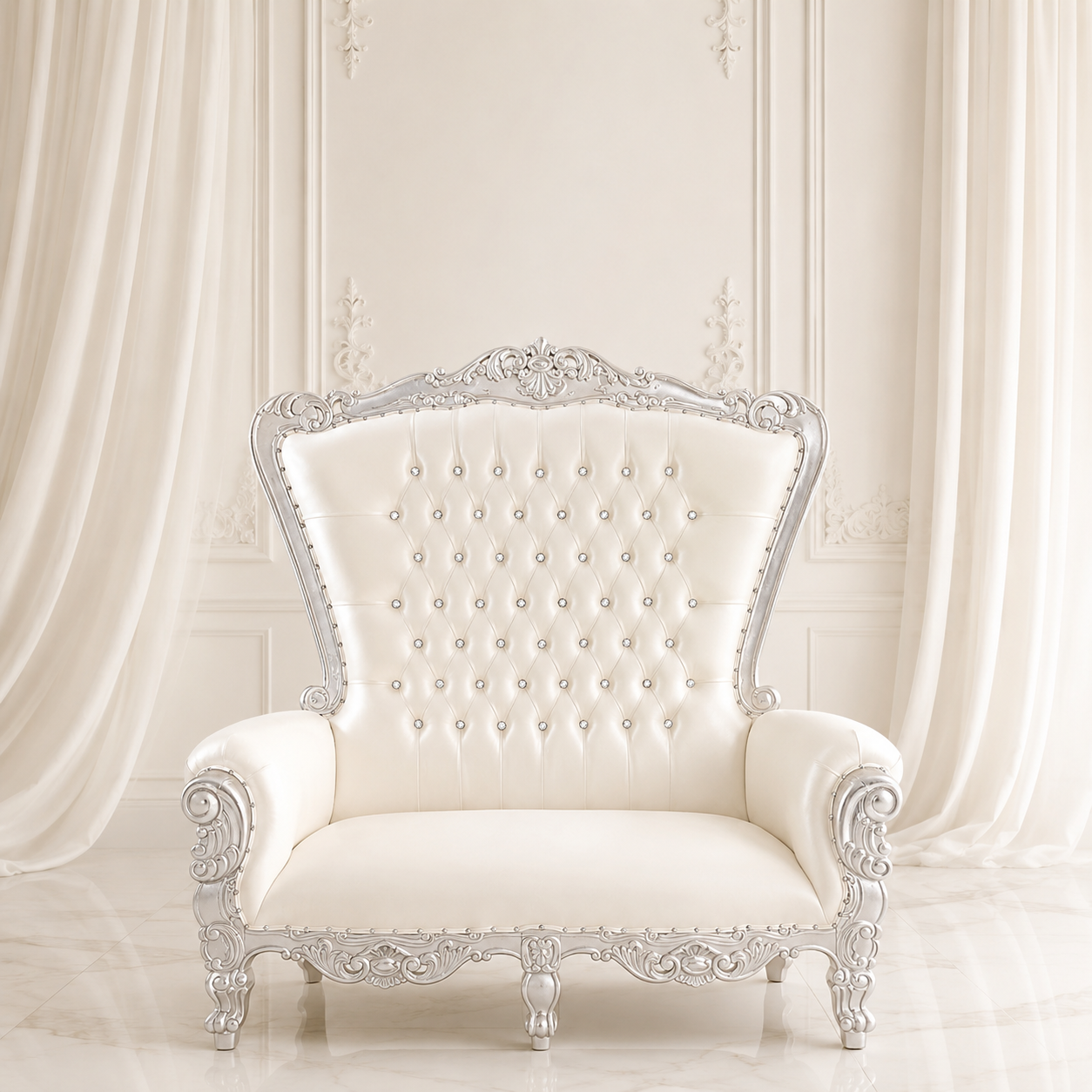 Queen Tiffany Loveseat