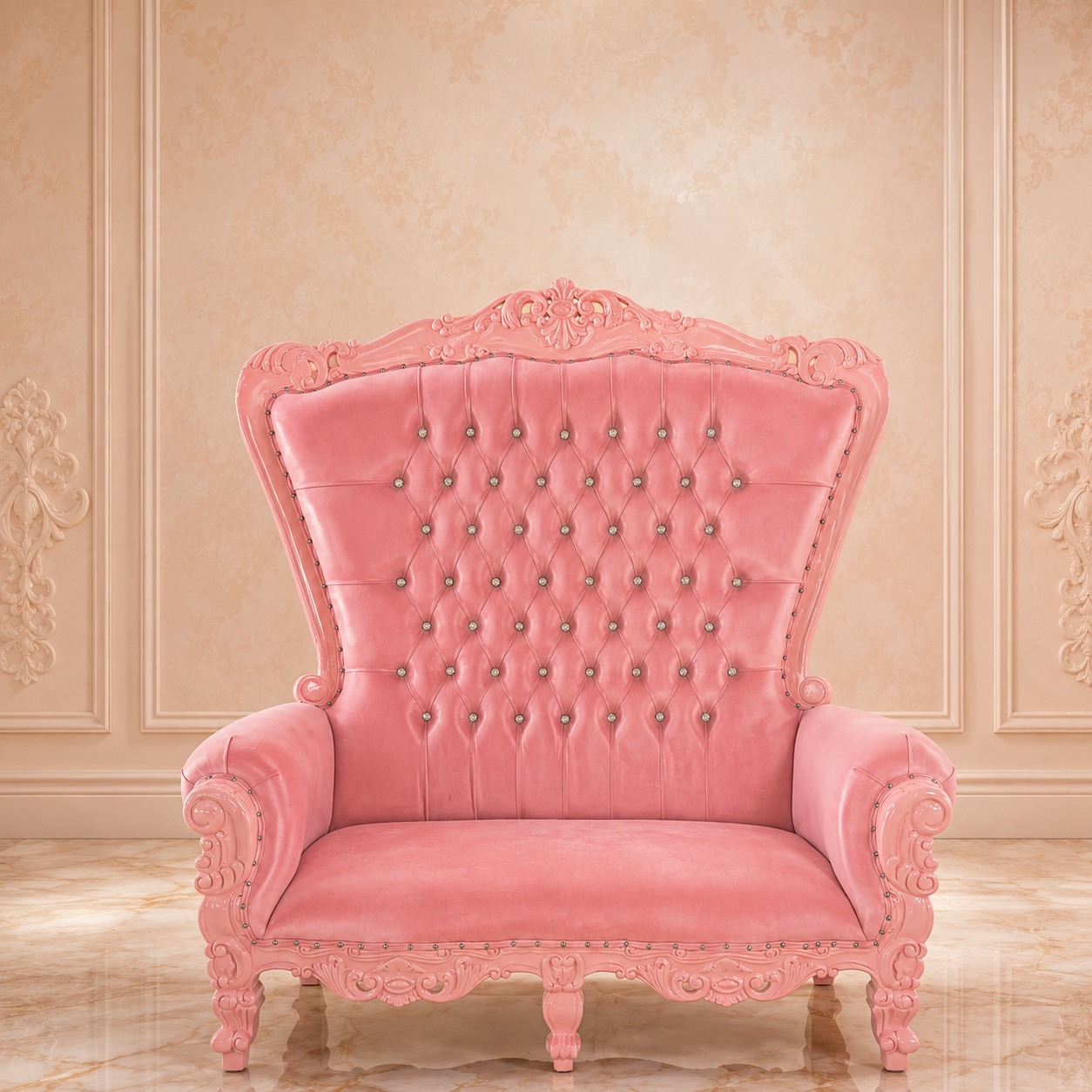 Queen Tiffany Loveseat
