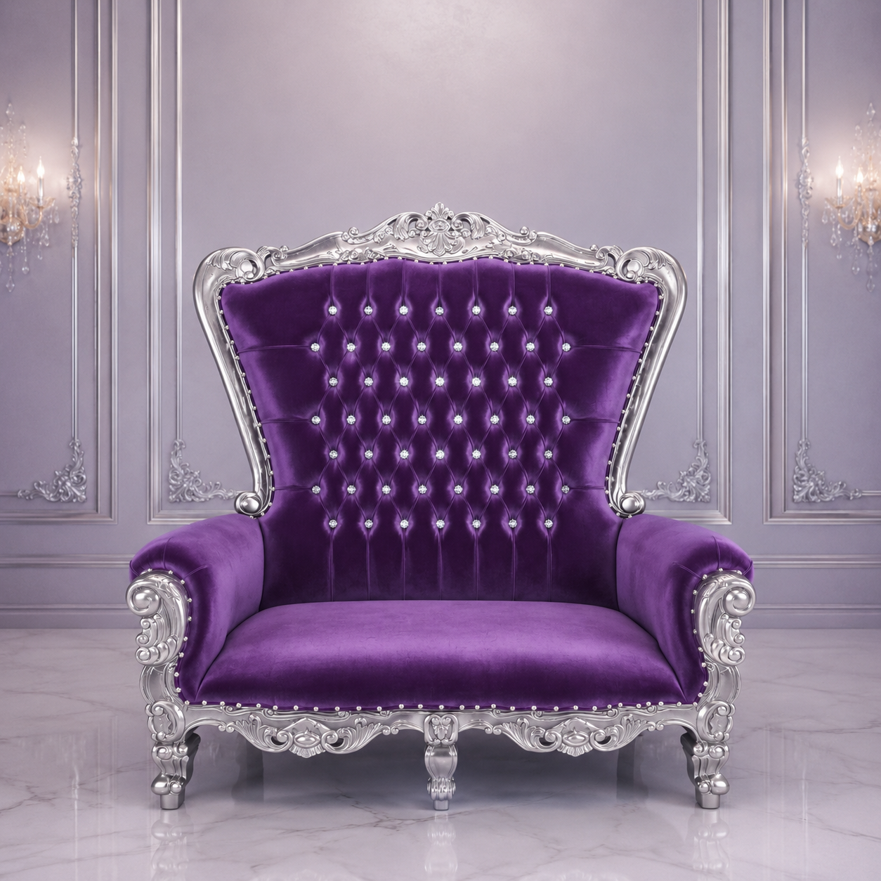 Queen Tiffany Loveseat