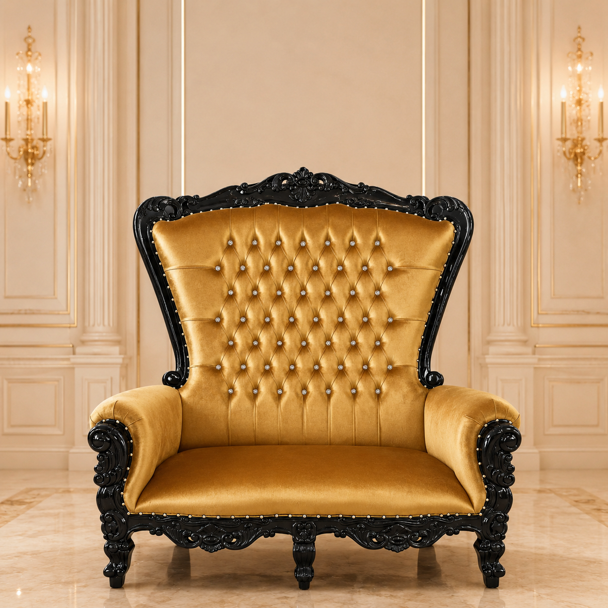 Queen Tiffany Loveseat