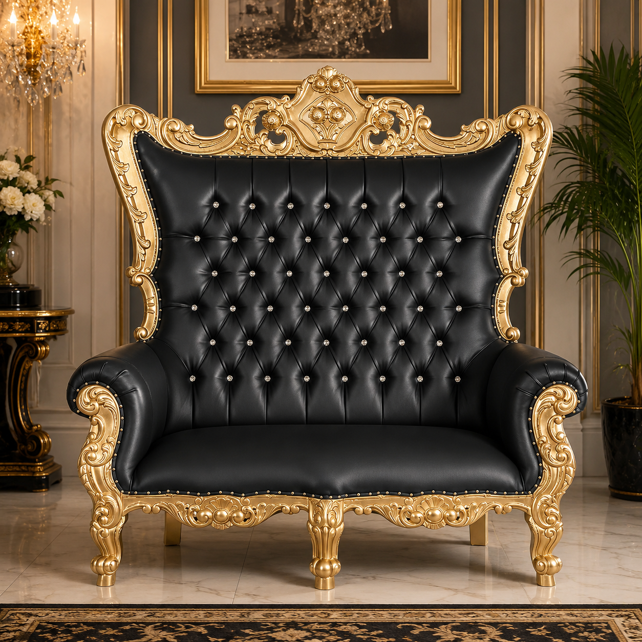 Queen Venus Royal Loveseat