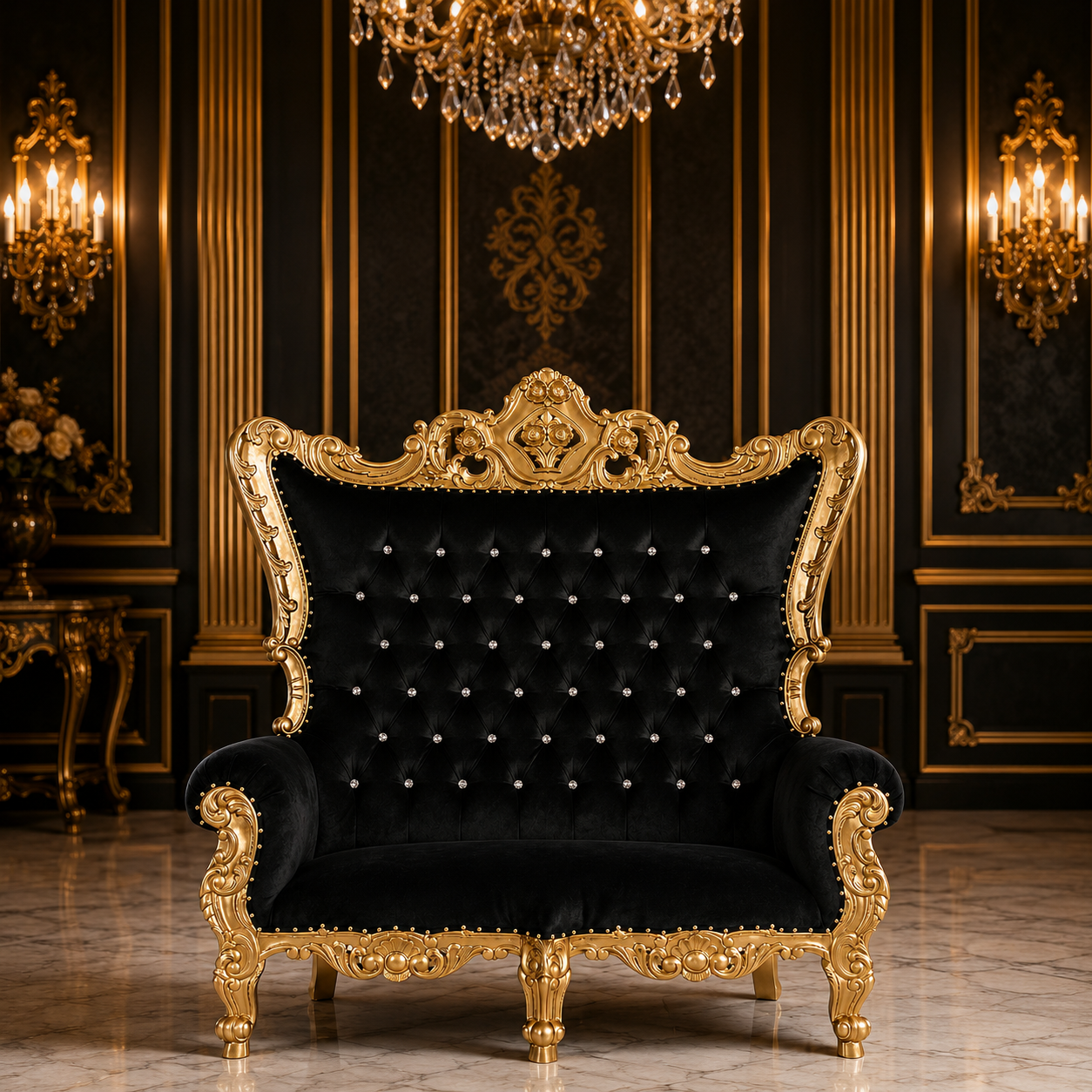 Queen Venus Royal Loveseat
