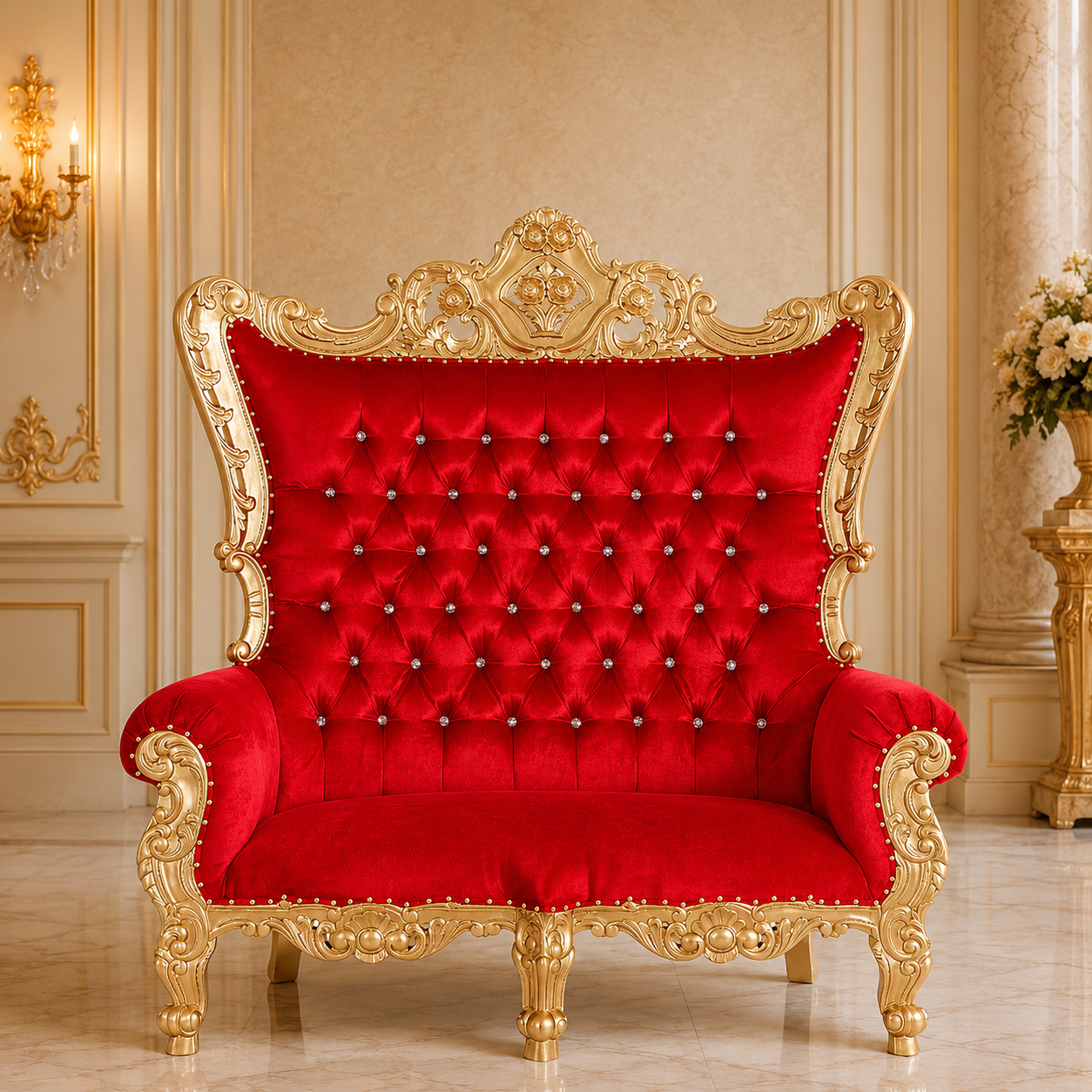 Queen Venus Royal Loveseat