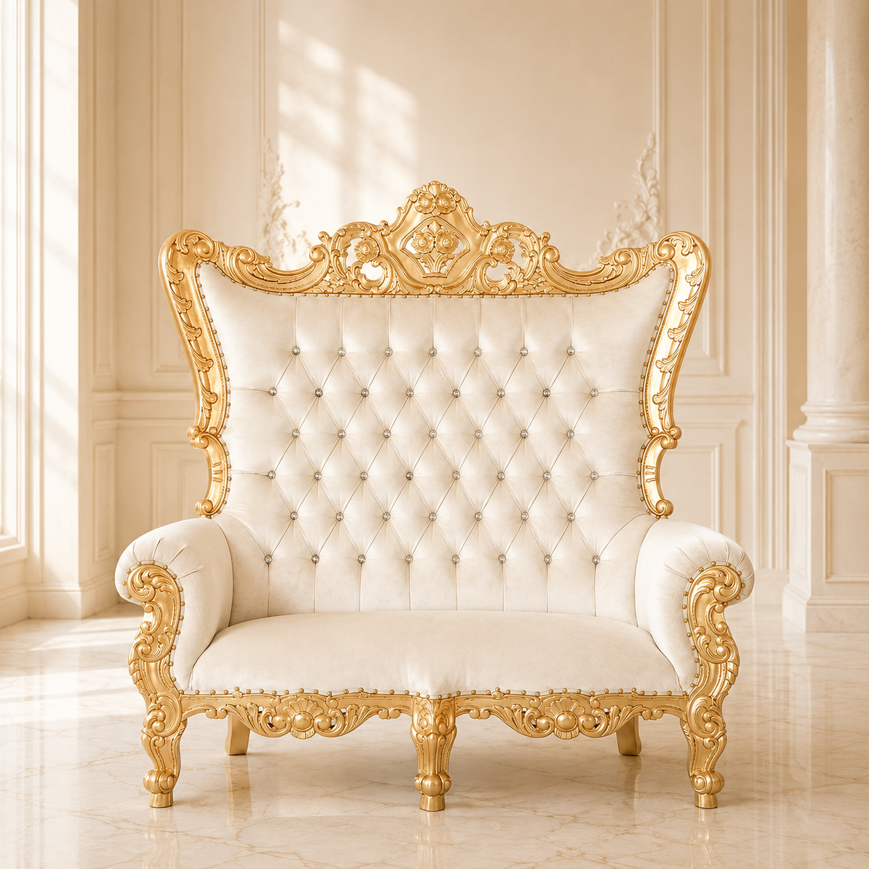 Queen Venus Royal Loveseat