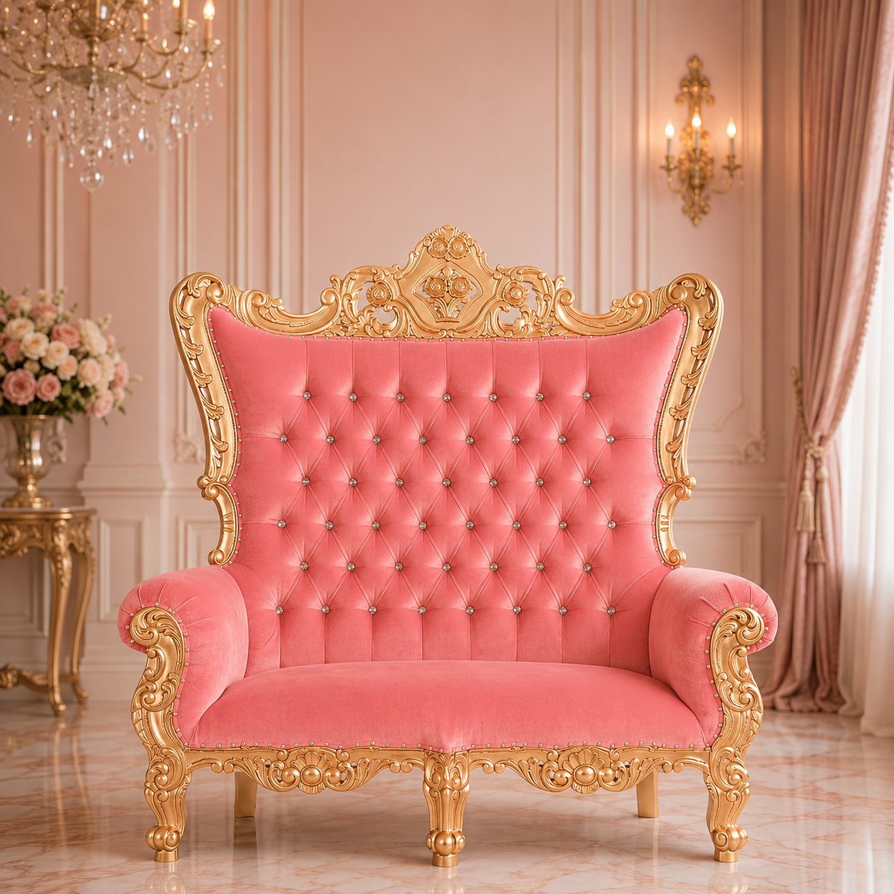 Queen Venus Royal Loveseat