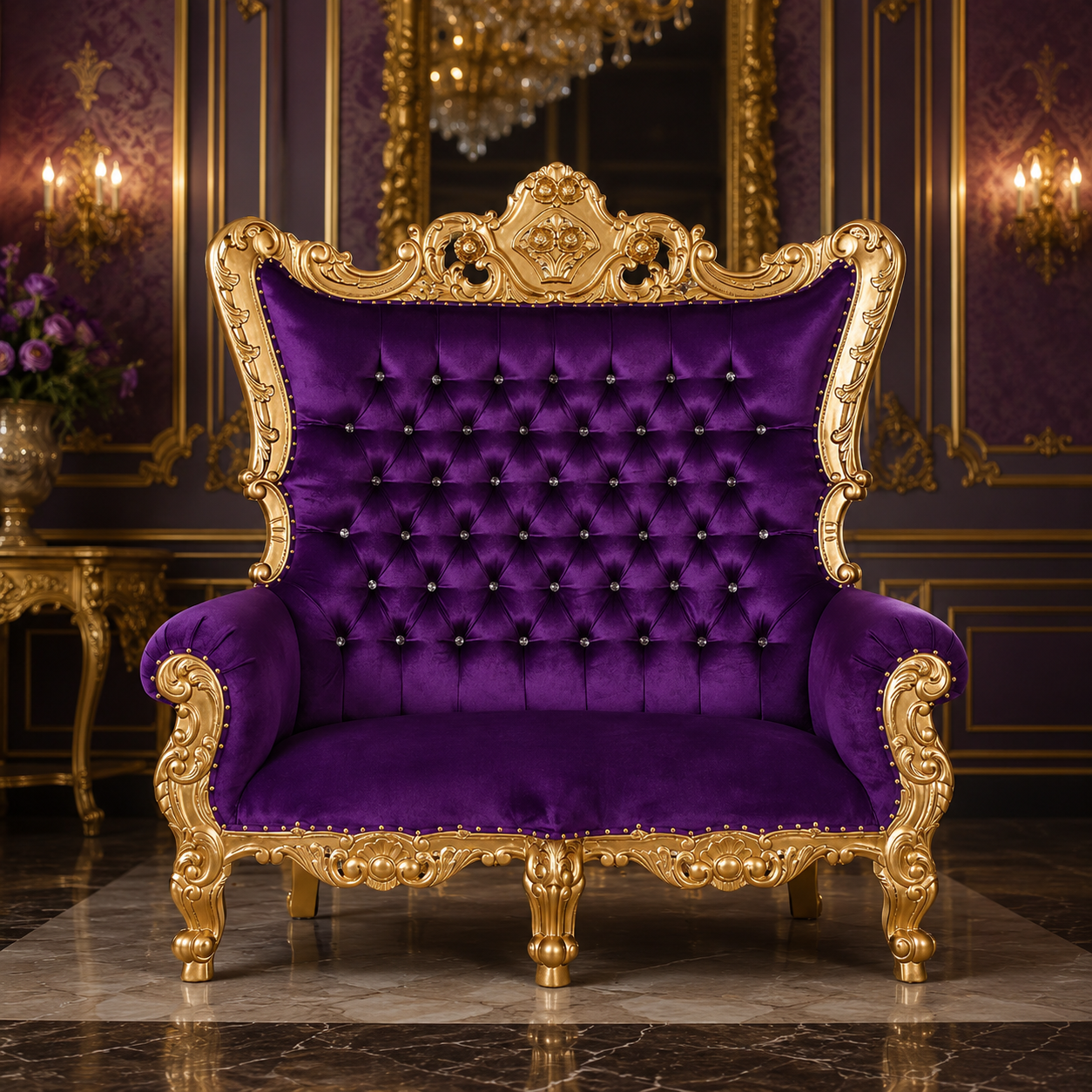 Queen Venus Royal Loveseat
