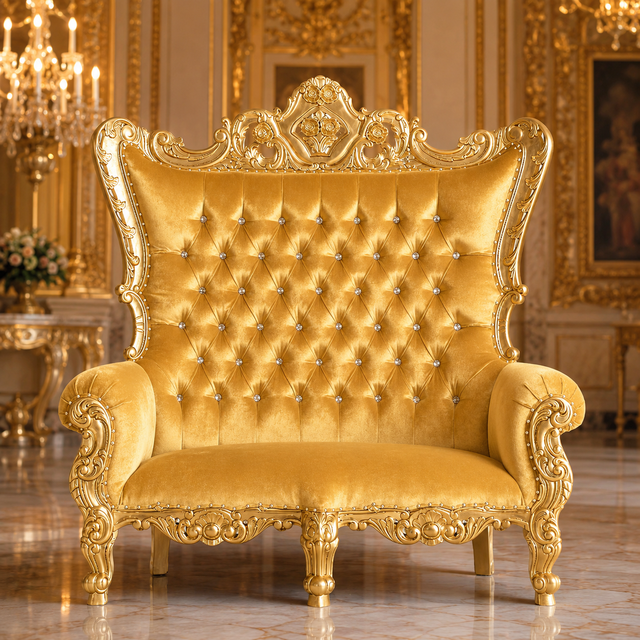 Queen Venus Royal Loveseat