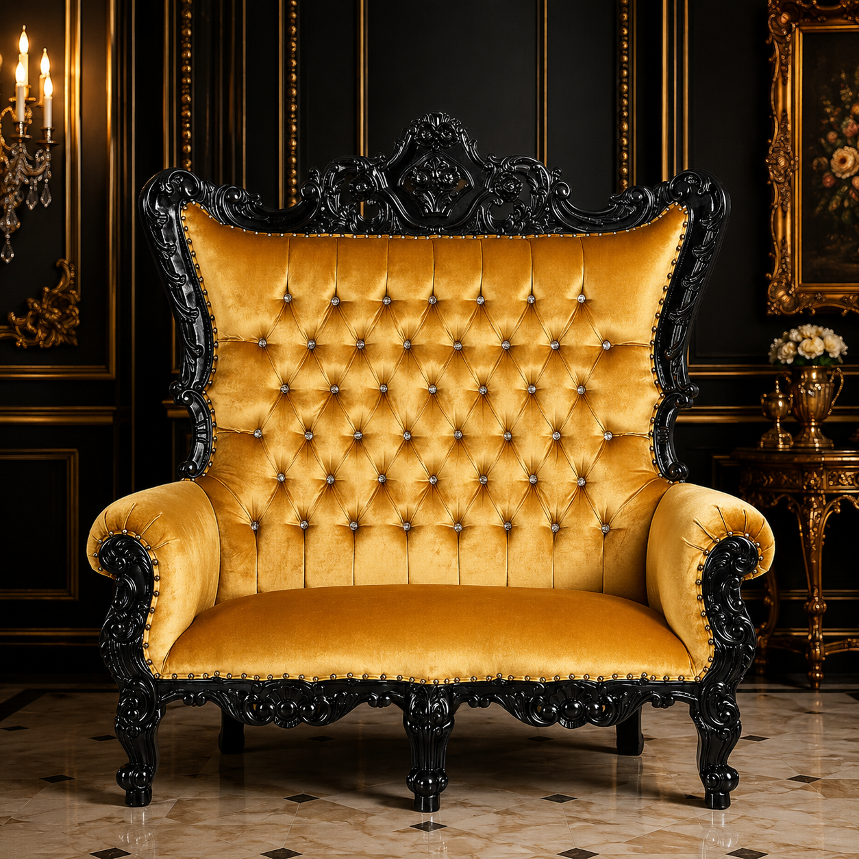Queen Venus Royal Loveseat