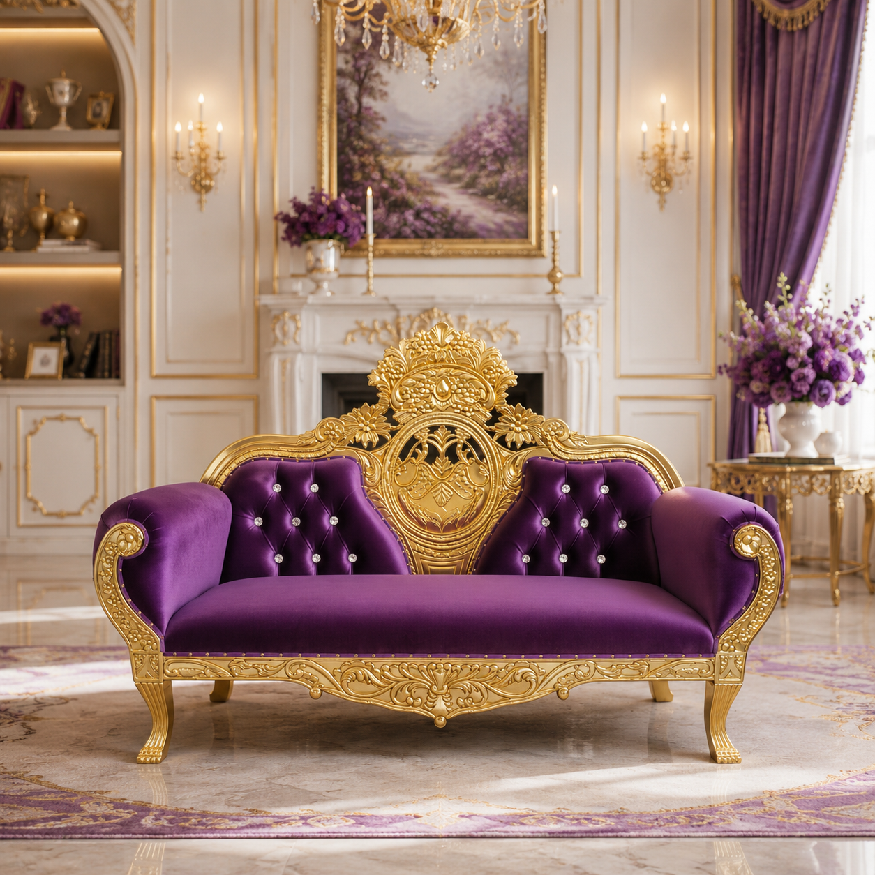 Queen Anne Royal Loveseat