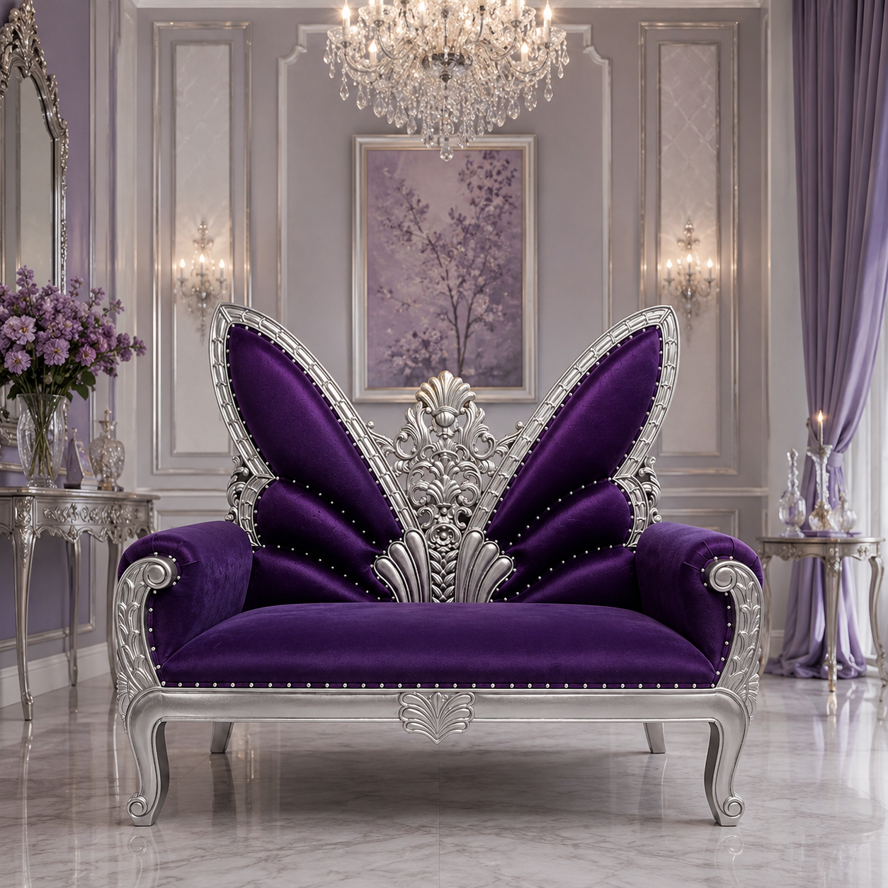Athalia Butterfly Loveseat