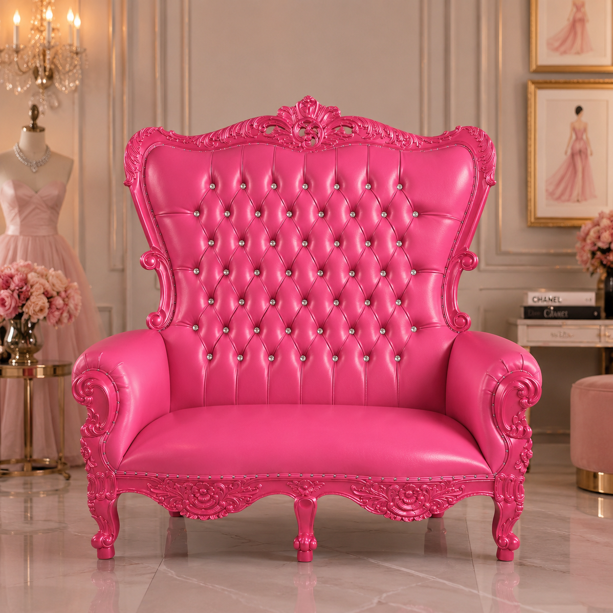 Queen Victoria Loveseat