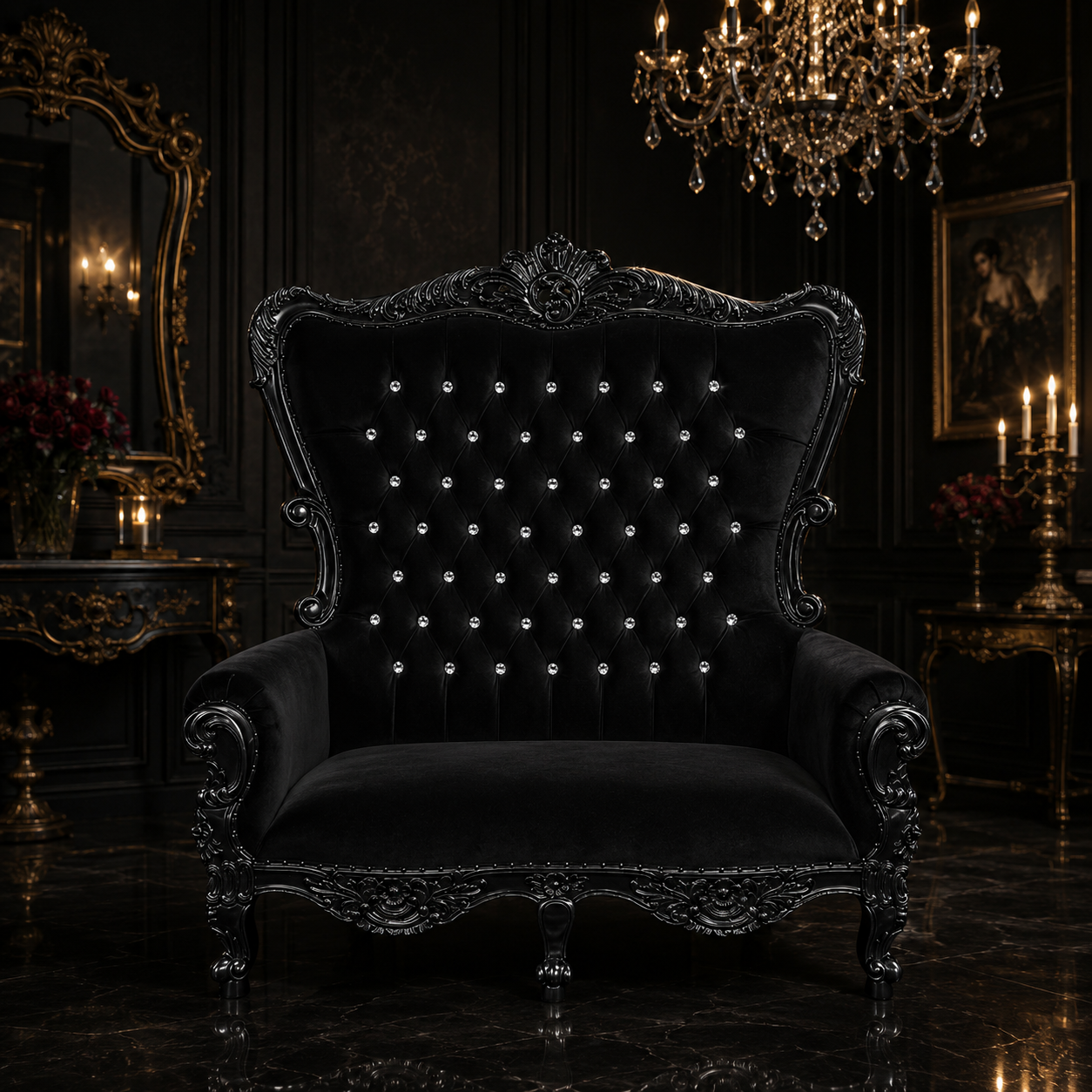 Queen Victoria Loveseat