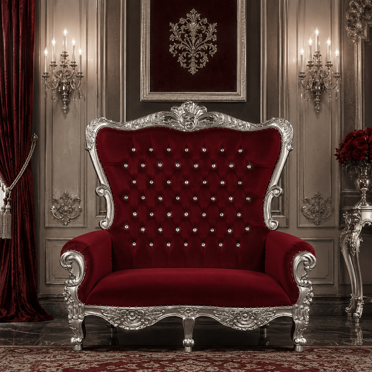 Queen Victoria Loveseat