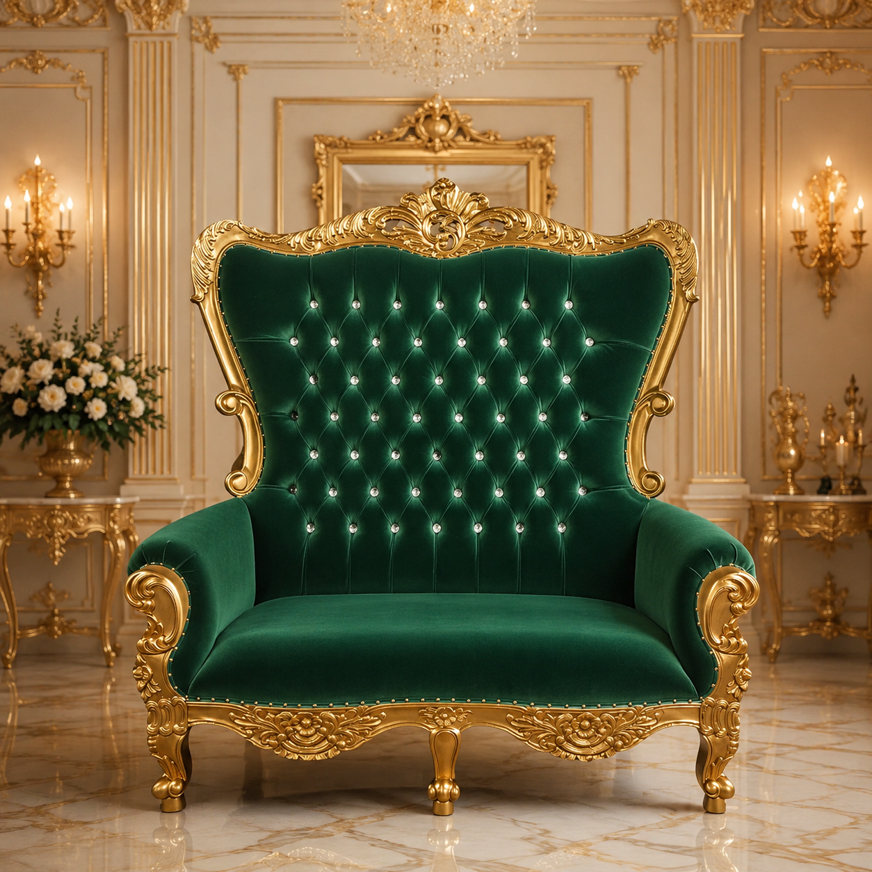 Queen Victoria Loveseat