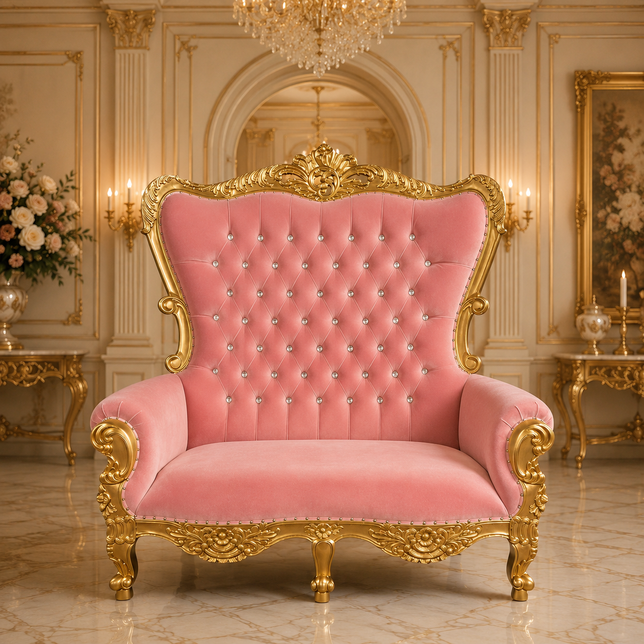 Queen Victoria Loveseat