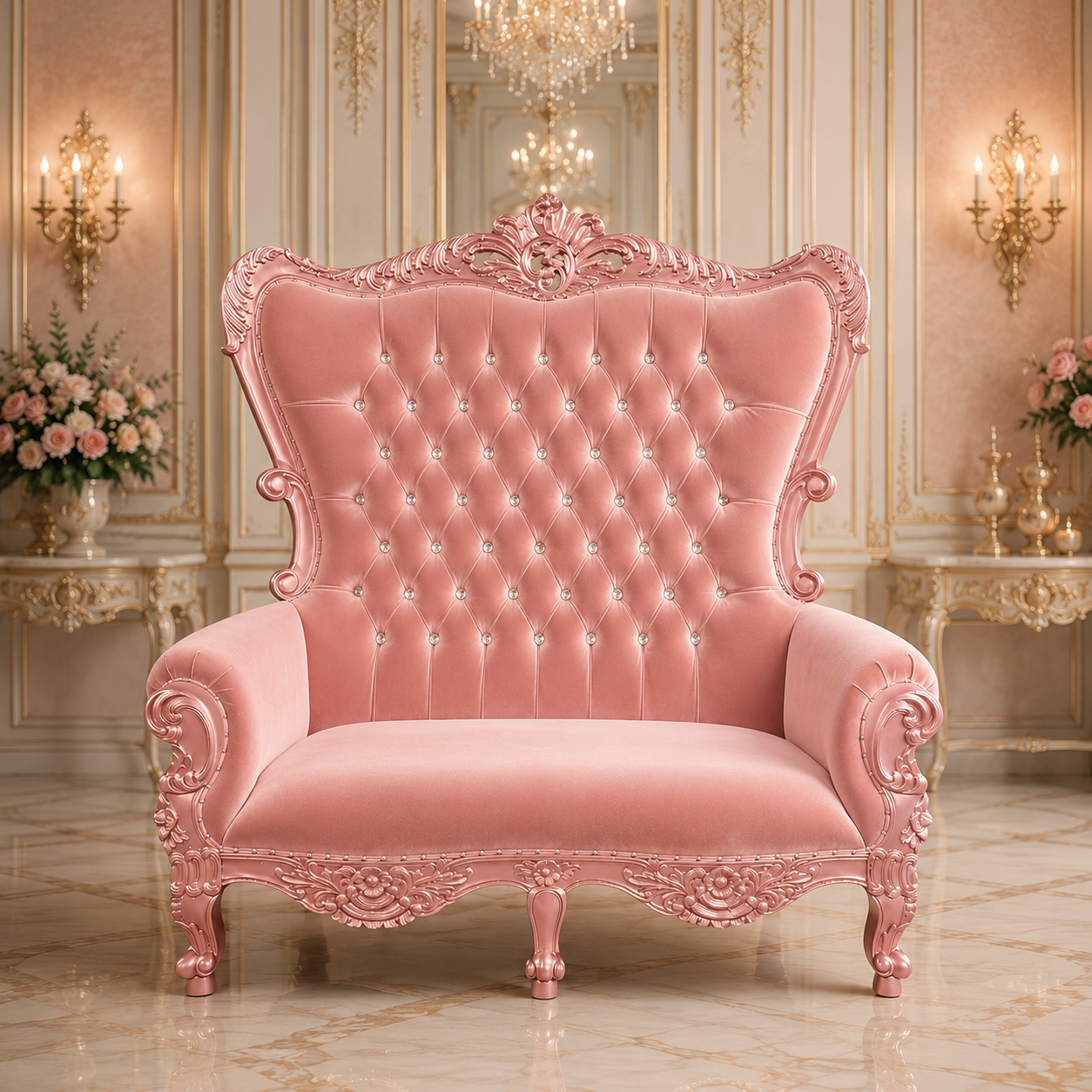 Queen Victoria Loveseat