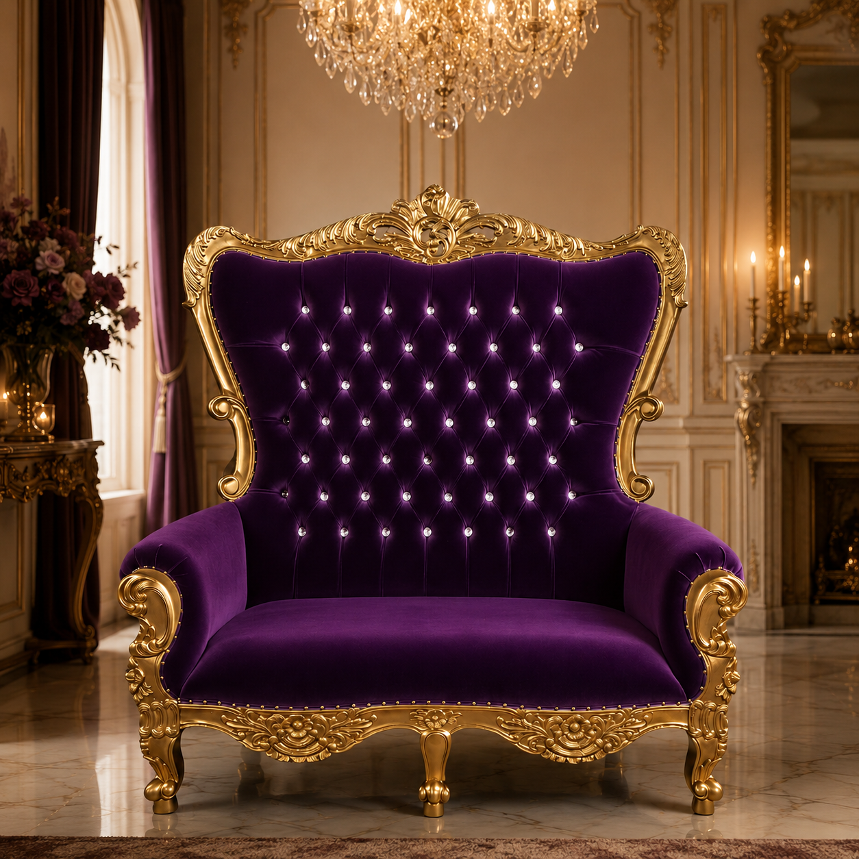 Queen Victoria Loveseat